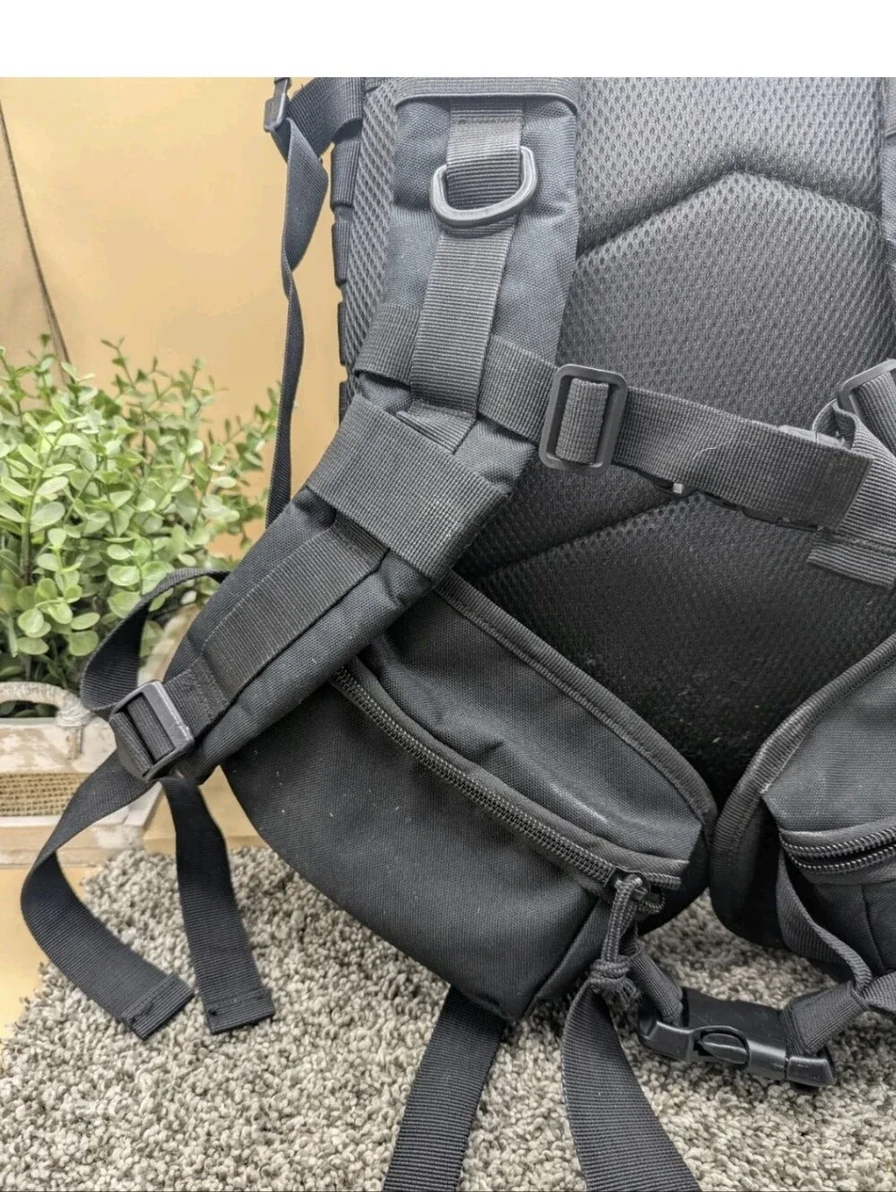 Molle Tactical Assault Backpack Multi Pocket Adjustable Padded Abs Expandable